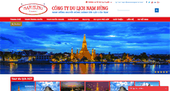 Desktop Screenshot of namhungtourist.com