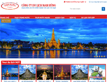 Tablet Screenshot of namhungtourist.com